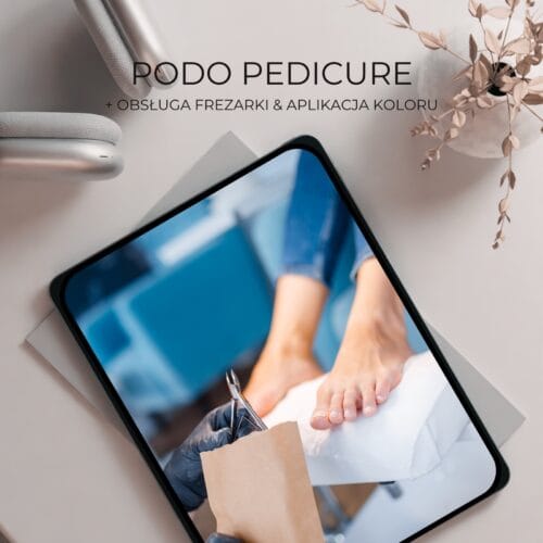 Pedicure Hybrydowy + Frezarka